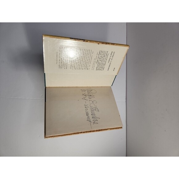 Signed - 1956 Senator Ralph E. Flanders - Letter to a Generation HC DJ - Picture 4 of 6